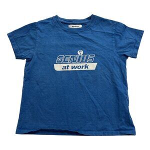 Guizio Genius Printed T-Shirt in Blue